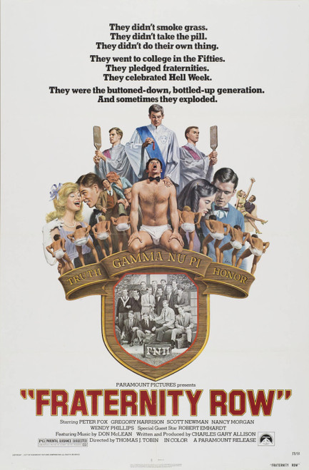 Fraternity Row (1977)_0 Movie Film Poster Canvas iconic design