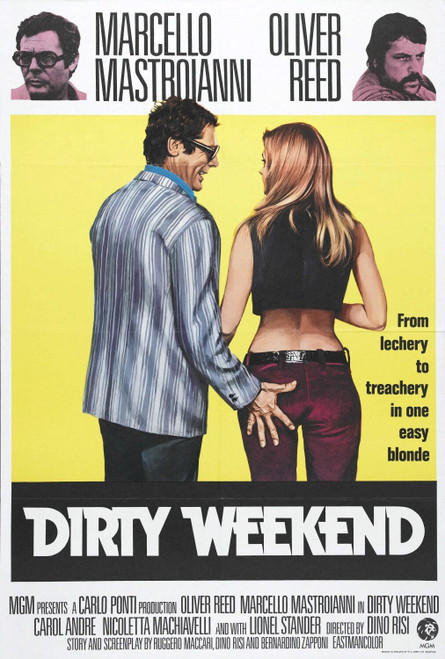 Dirty Weekend (1973)_0 Movie Film Poster Canvas iconic design