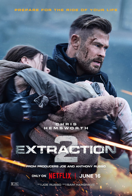 Extraction 2 (2023)_2 Movie Film Poster Canvas iconic design