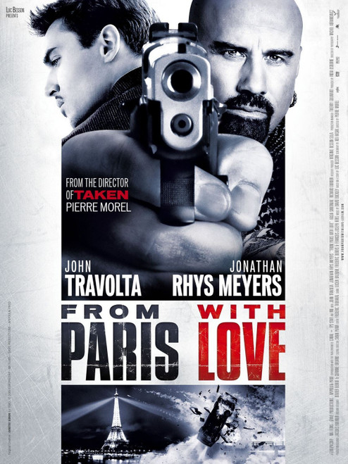 From Paris with Love (2010)_4 Movie Film Poster Canvas iconic design