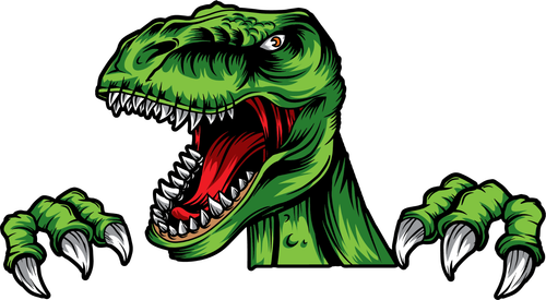 Tyrannosaurus Rex Dinosaur Color Poster Canvas Movie Film Print A0 A1 A2 A3 A4 A
