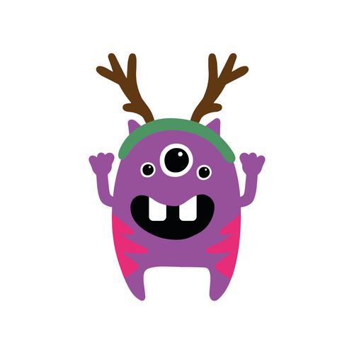 Monster Reindeer Poster Canvas Movie Film Print A0 A1 A2 A3 A4 A5 A6 Art Wall De