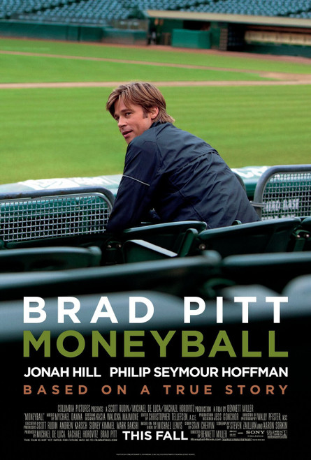 Moneyball (2011)_4 Poster Canvas Movie Film Print A0 A1 A2 A3 A4 A5 A6 Art Wall