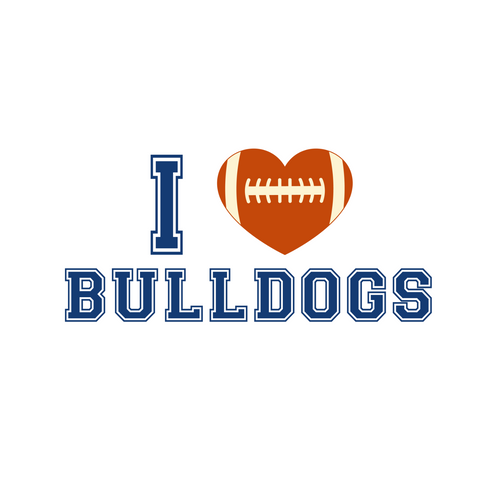 Bulldogs-Football-Team_2 Poster Canvas Movie Film Print A0 A1 A2 A3 A4 A5 A6 Art