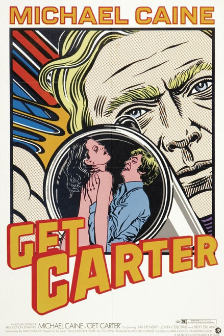Get Carter (1971)_3 Movie Film Poster Canvas iconic design