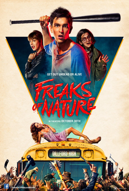 Freaks of Nature (2015)_1 Movie Film Poster Canvas iconic design