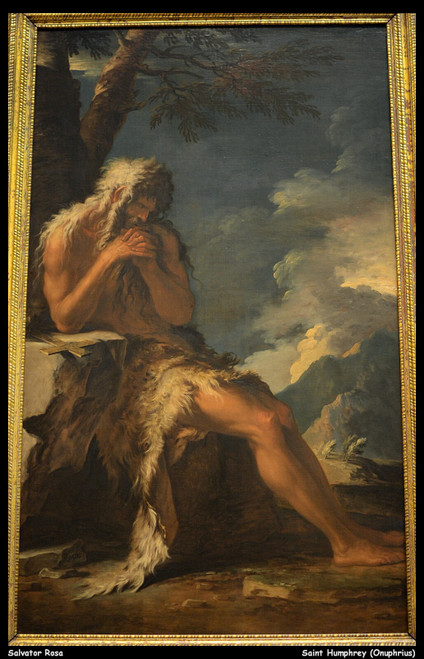salvator-rosa---saint-humphrey-onuphrius--jpb_25605699684_o(1) Poster Canvas Mov