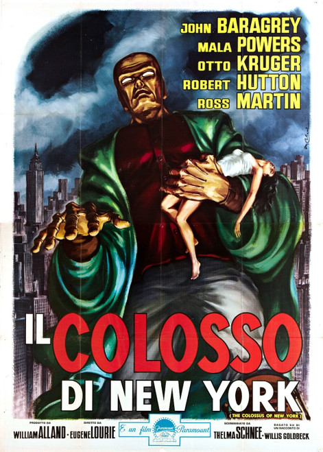 Colossus Of New York 04 Poster Canvas Movie Film Print A0 A1 A2 A3 A4 A5 A6 Art