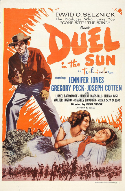 Duel in the Sun (1946)_4 Movie Film Poster Canvas iconic design