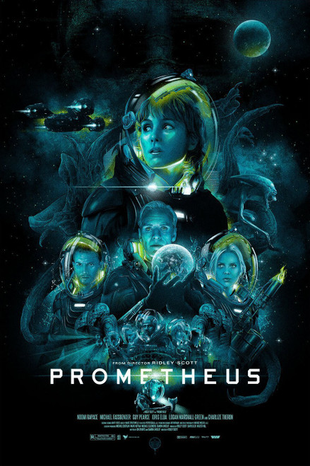 prometheus 4 Poster Canvas Movie Film Print A0 A1 A2 A3 A4 A5 A6 Art Wall Decora