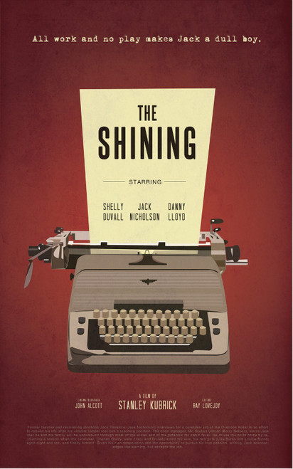 The Shining 35 Poster Canvas Movie Film Print A0 A1 A2 A3 A4 A5 A6 Art Wall Deco