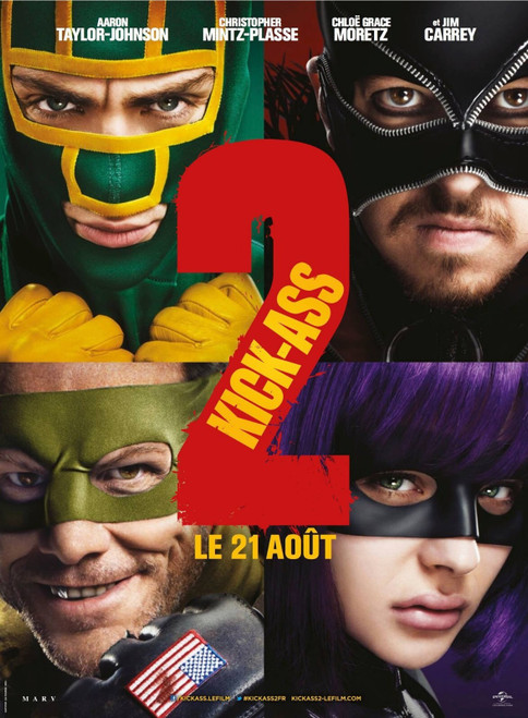 Kick-Ass 2 (2013)_7 Poster Canvas Movie Film Print A0 A1 A2 A3 A4 A5 A6 Art Wall