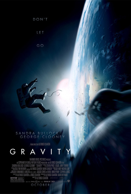 Gravity (2013)_1 Movie Film Poster Canvas iconic design