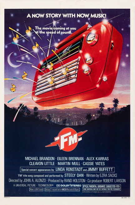 FM (1978)_1 Movie Film Poster Canvas iconic design