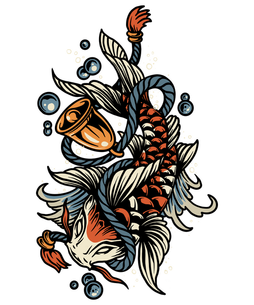 koi fish Poster Canvas Movie Film Print A0 A1 A2 A3 A4 A5 A6 Art Wall Decoration