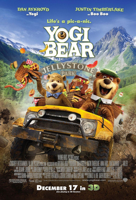 Yogi Bear (2010)_8 Poster Canvas Movie Film Print A0 A1 A2 A3 A4 A5 A6 Art Wall