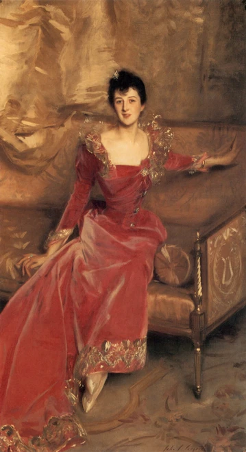 Sargent_Mrs_Hugh_Hammersley Poster Canvas Movie Film Print A0 A1 A2 A3 A4 A5 A6