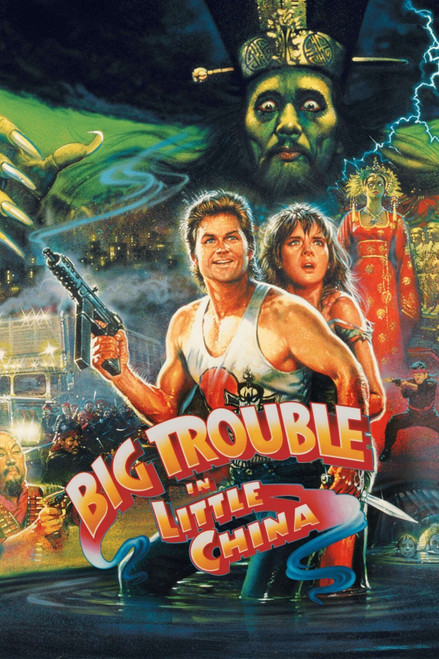 Big Trouble in Little China Poster Canvas Movie Film Print A0 A1 A2 A3 A4 A5 A6