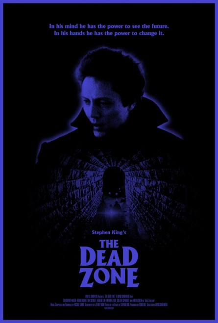 THE DEAD ZONE (1983) 6 Poster Canvas Movie Film Print A0 A1 A2 A3 A4 A5 A6 Art W