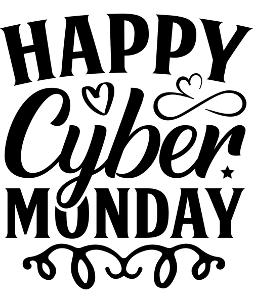 Happy cyber monday-01 Poster Canvas Movie Film Print A0 A1 A2 A3 A4 A5 A6 Art Wa