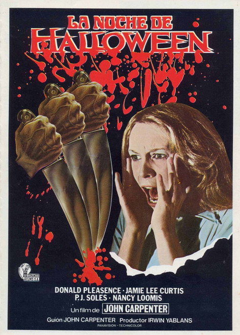 Halloween (1978)_5 Movie Film Poster Canvas iconic design
