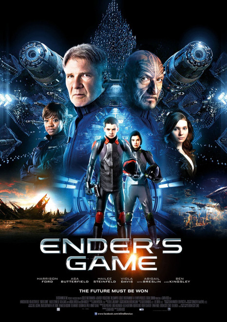 Ender_s Game (2013)_20 Movie Film Poster Canvas iconic design