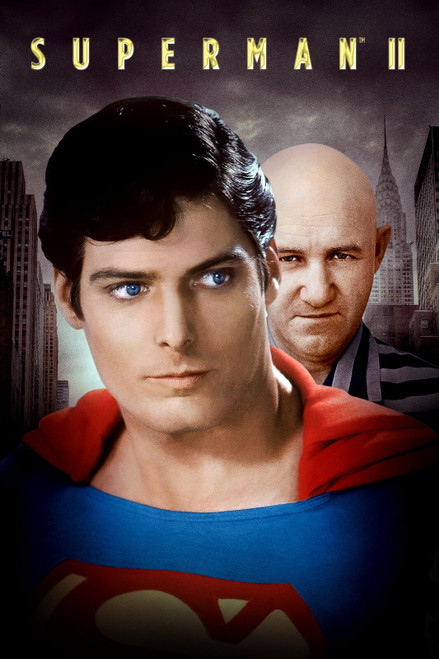Superman II ver3 Poster Canvas Movie Film Print A0 A1 A2 A3 A4 A5 A6 Art Wall D