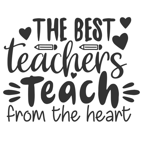 The best teachers teach from the heart 1-01 Poster Canvas Movie Film Print A0 A1