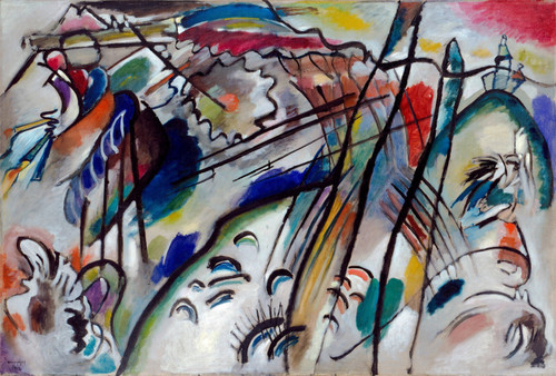Wassily Kandinsky - Improvisation 28 Version 2 Poster Canvas Movie Film Print A0