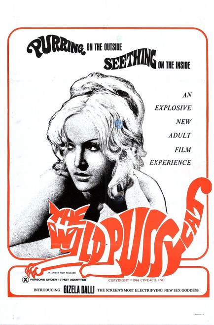 Wild Pussycat 1969 01 Poster Canvas Movie Film Print A0 A1 A2 A3 A4 A5 A6 Art Wa