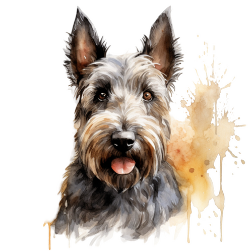 Scottish Terrier (4) Poster Canvas Movie Film Print A0 A1 A2 A3 A4 A5 A6 Art Wal