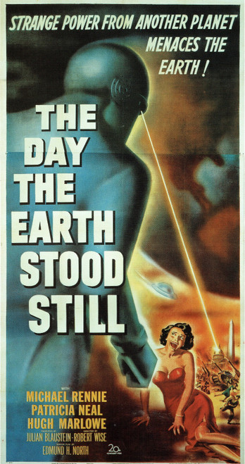 The Day The Earth Stood Still- Us 1951 Poster Canvas Movie Film Print A0 A1 A2 A