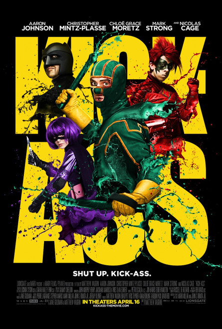 Kick-Ass (2010)_9 Poster Canvas Movie Film Print A0 A1 A2 A3 A4 A5 A6 Art Wall D