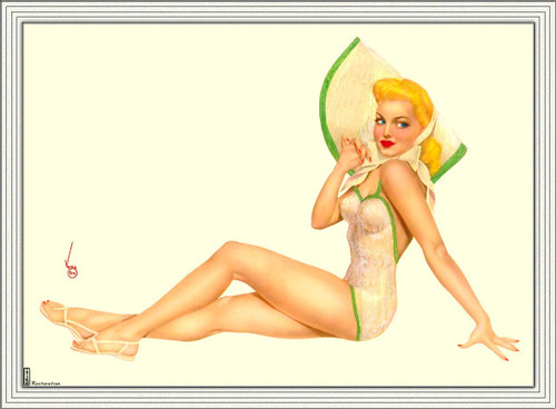 Alberto_Vargas_Pin-Up_Art_087 Art Gallery Poster Canvas Print Wall Decoration A0
