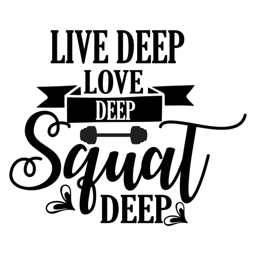 Live Deep Love Deep Squat Deep-01 Poster Canvas Movie Film Print A0 A1 A2 A3 A4
