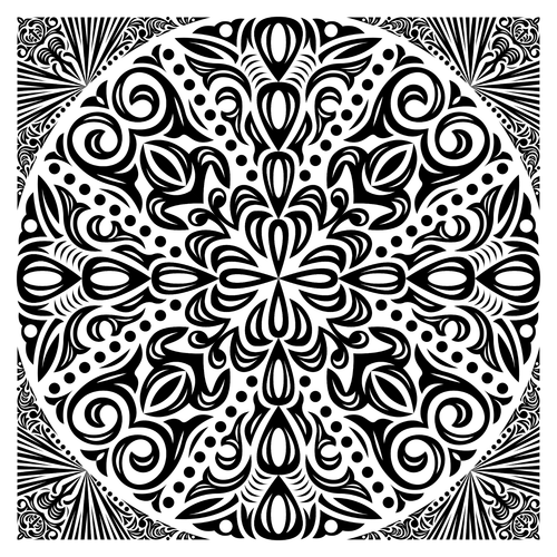 Ornamental Mandala (4) Poster Canvas Movie Film Print A0 A1 A2 A3 A4 A5 A6 Art W