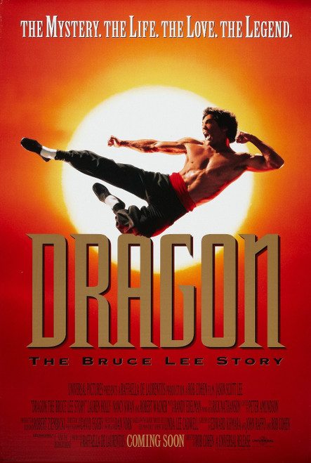 Dragon_ The Bruce Lee Story (1993)_0 Movie Film Poster Canvas iconic design
