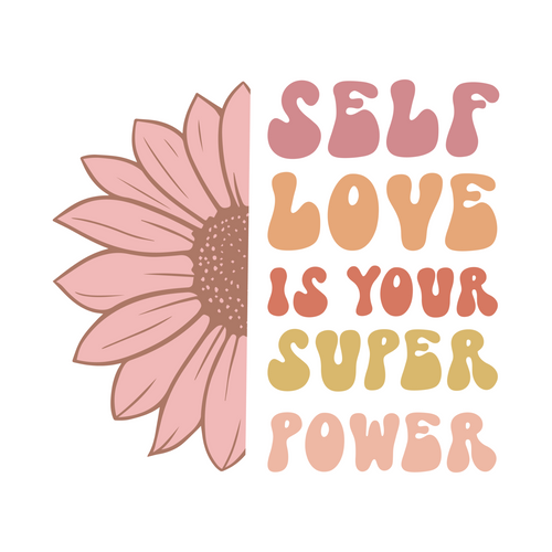 Self love is your superpower Poster Canvas Movie Film Print A0 A1 A2 A3 A4 A5 A6