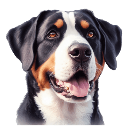 197 Greater Swiss Mountain Dog Poster Canvas Movie Film Print A0 A1 A2 A3 A4 A5