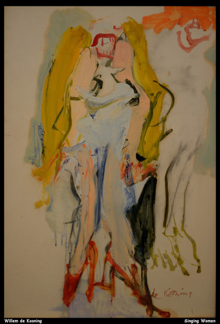 willem-de-kooning---singing-women--jpb_27491554322_o(1) Poster Canvas Movie Film