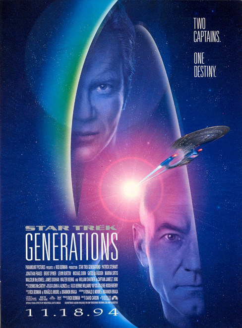 Star Trek Generations 2 Poster Canvas Movie Film Print A0 A1 A2 A3 A4 A5 A6 Art
