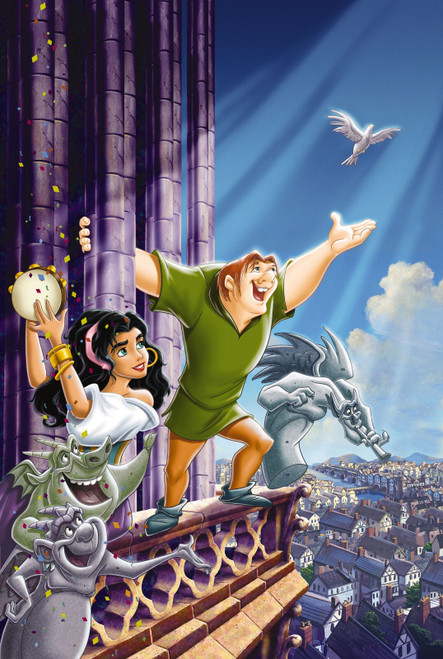 The-Hunchback-of-Notre-Dame Poster Canvas Movie Film Print A0 A1 A2 A3 A4 A5 A6