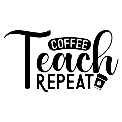 Coffee Teach Repeat-01 Poster Canvas Movie Film Print A0 A1 A2 A3 A4 A5 A6 Art W