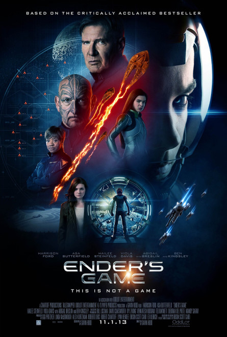 Ender_s Game (2013)_12 Movie Film Poster Canvas iconic design