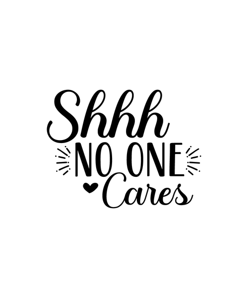 Shhh No One Cares-01 (2) Poster Canvas Movie Film Print A0 A1 A2 A3 A4 A5 A6 Ar