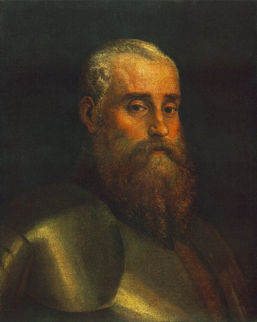 Veronese_Portrait_of_Agostino_Barbarigo Poster Canvas Movie Film Print A0 A1 A2