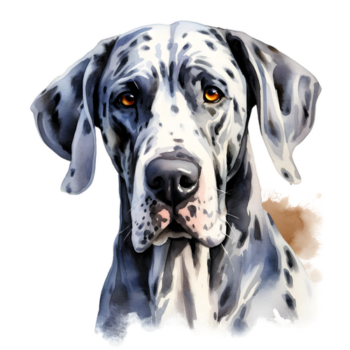 Great Dane (1) Poster Canvas Print Art Painting Decor Reprint wall A0 A1 A2 A3 A