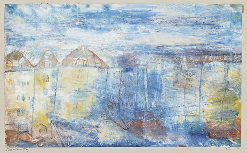 Blick auf einen Platz 1912 Paul Klee