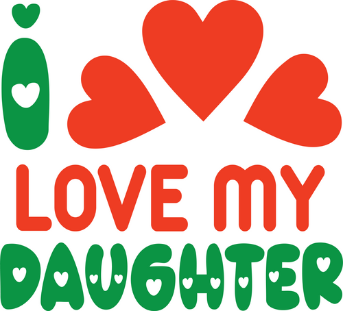 I love my Daughter Poster Canvas Movie Film Print A0 A1 A2 A3 A4 A5 A6 Art Wall