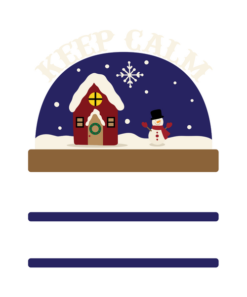 Keep calm and wait for snow=11111111-01 Poster Canvas Movie Film Print A0 A1 A2